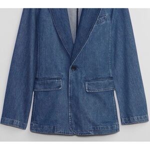 Menswear Denim Blazer